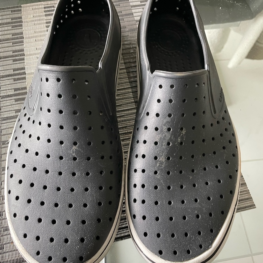 Black native shoes
